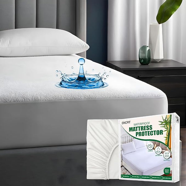 Cotton Waterproof Mattress Protector for King Size 180x200 CM