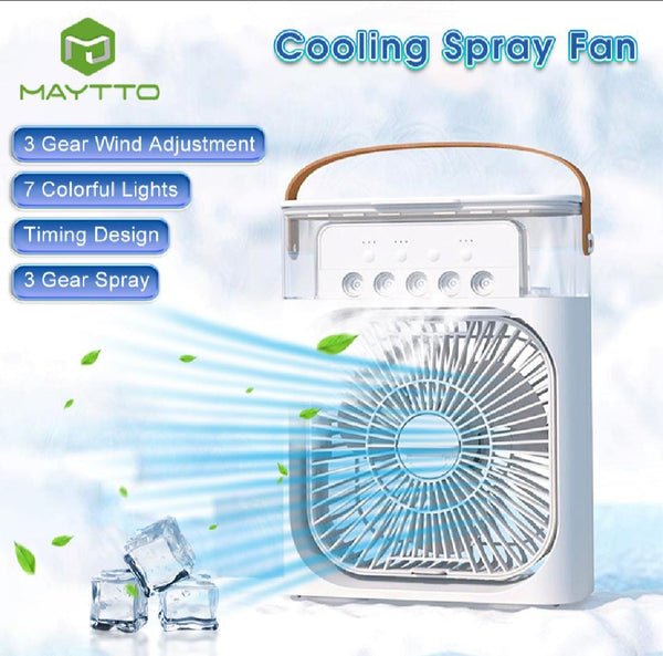 ❄️ MAYTTO Cooling Spray Fan – Beat the Heat in Style! ❄️