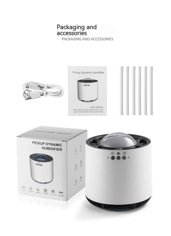 Desktop Heavy Fog Humidifier: Stylish, Quiet, Adjustable, Compact, Efficient Home Office Decor