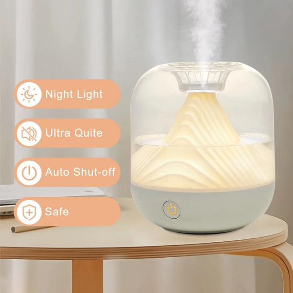 USB Rechargeable Humidifier – Portable Household and Car Home Decor